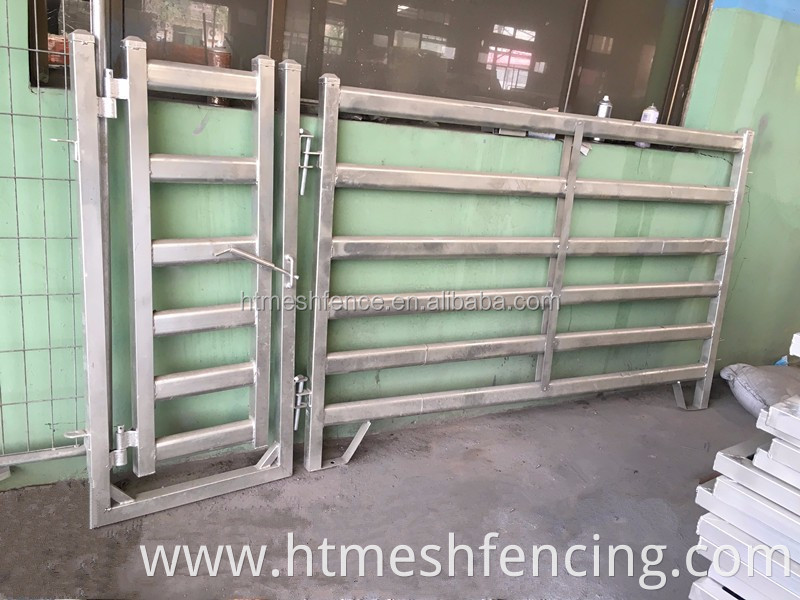 New product stainless steel 3 Way Draft Race sheep yard panel/gates